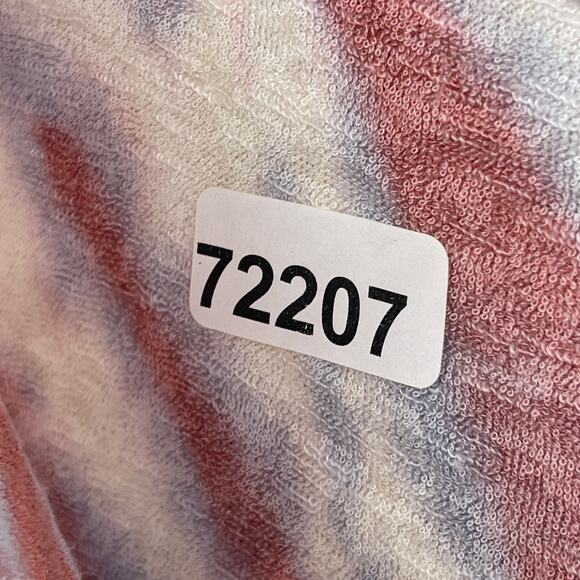 WE THE FREE Top XL Best Catch Tie Dye Tee Long Sleeve Terry Oversized Tunic Red - Picture 16 of 16